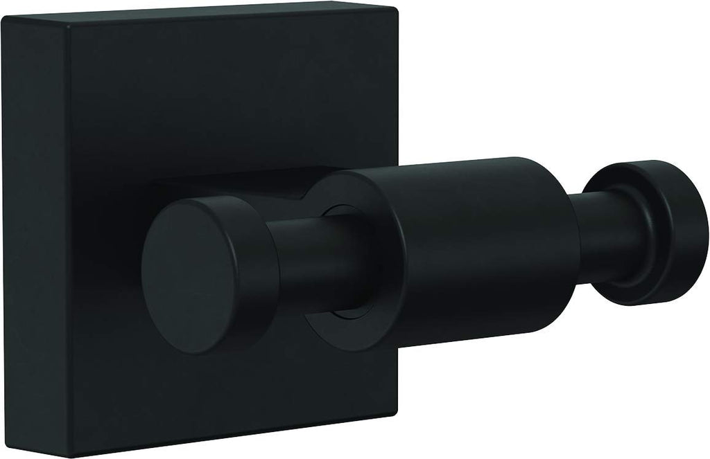 Franklin Brass Maxted (1-Pack) Towel Hooks Matte Black Bathroom Hooks Wall Mounted for Robes & Towels 2-Prong Hand Towel Hook Holder Kitchen, Bath, Bathroom Accessories MAX35-FB