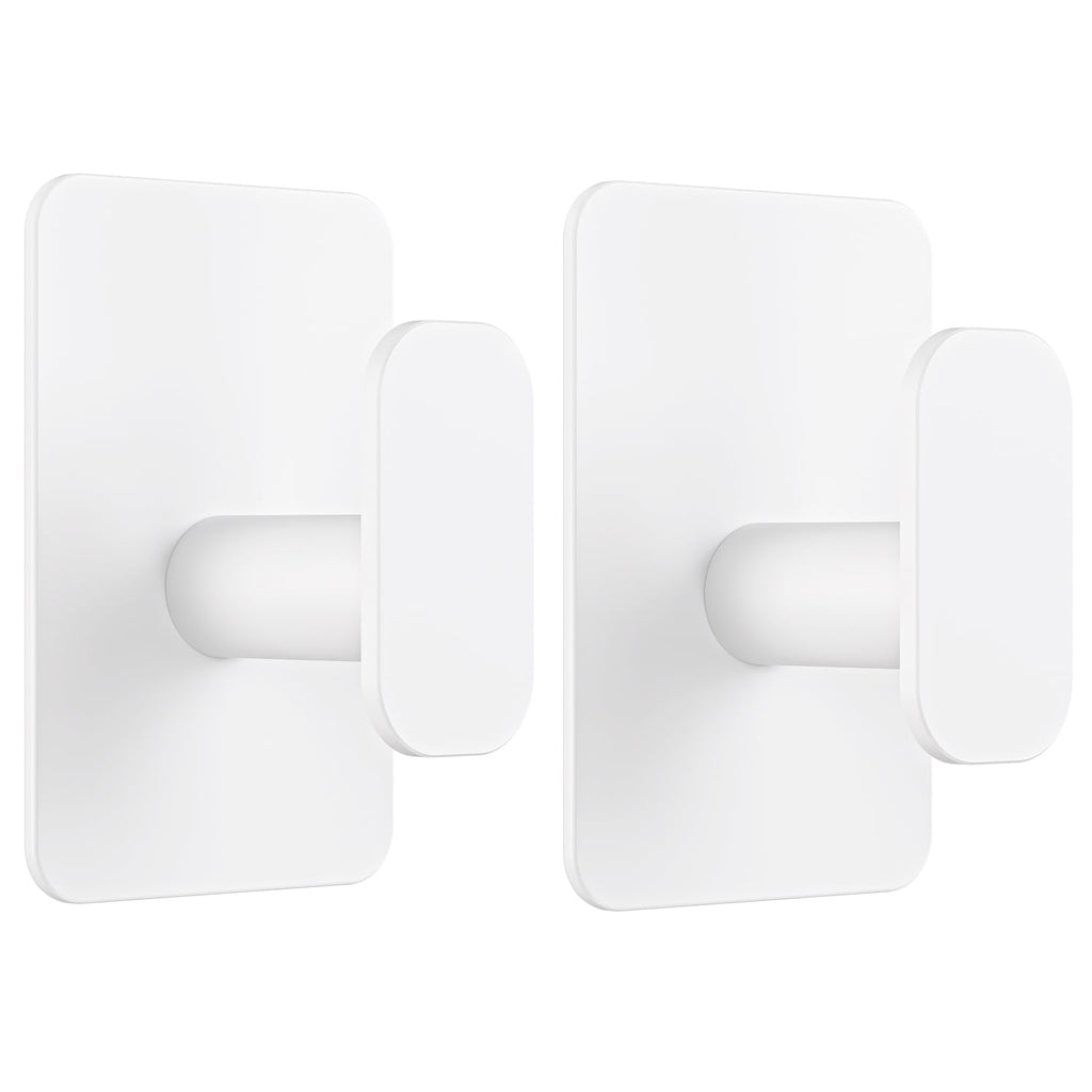 Large Heavy Duty Wall Hooks - 26lb Max, Stainless Steel Adhesive Towel Hooks for Hanging Towel, Coat, Robe, Hat, Sticky Towel Holder for Wall Mount in Bathroom, Shower, Kitchen (Black, 4 Pack)