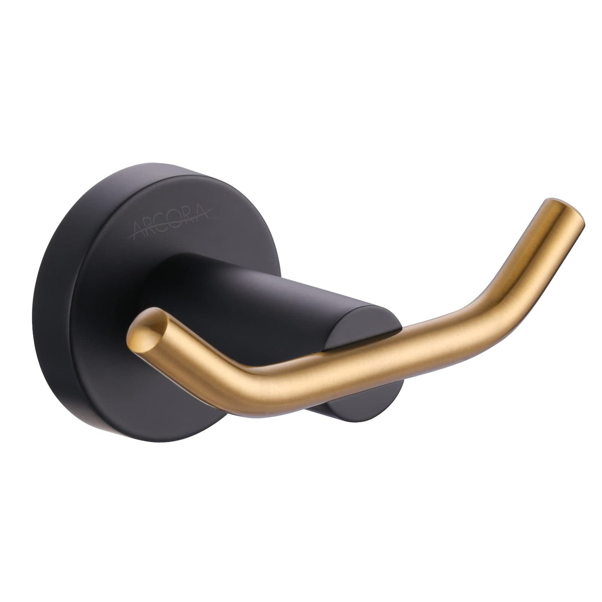 ARCORA Brushed Gold Towel Hooks, SUS 304 Stainless Steel Bathroom Robe Hook