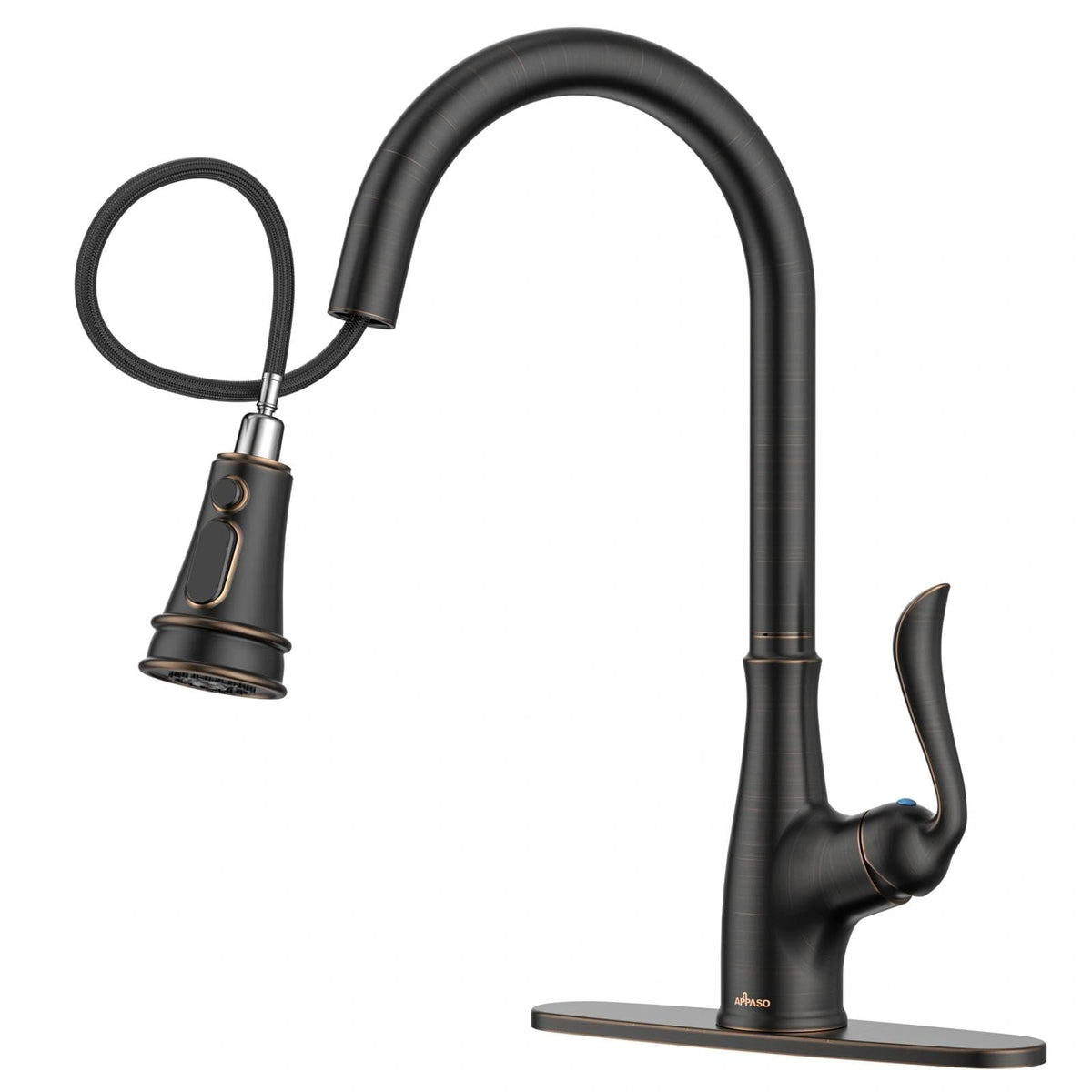 APPASO Touchless Kitchen Faucet with Pull-Down Sprayer and Soap Dispenser