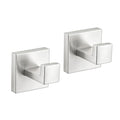 JOPOFI 2 Piece Towel Hook - Bathroom Robe Hook - Matte Black