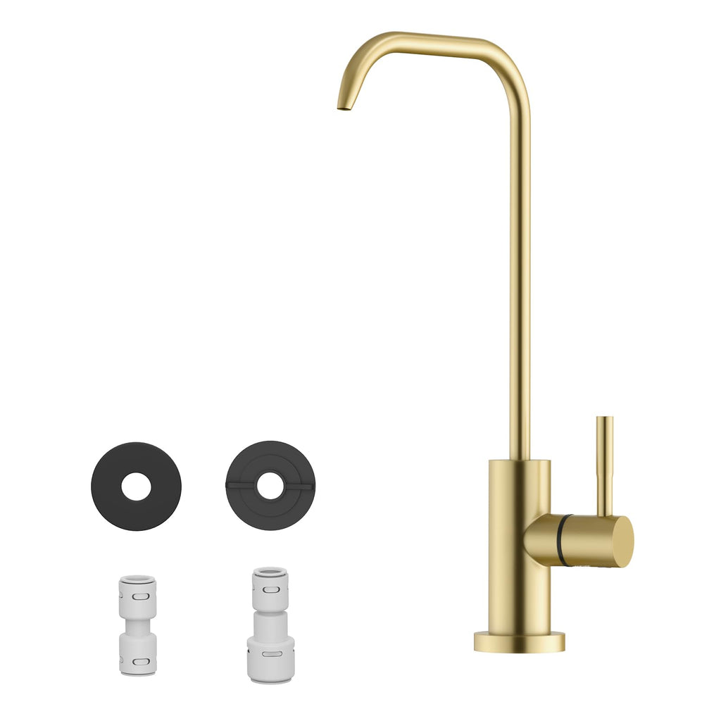 WEWE Pull-Down Kitchen Faucet with 3 Mode Sprayer, Polished Chrome