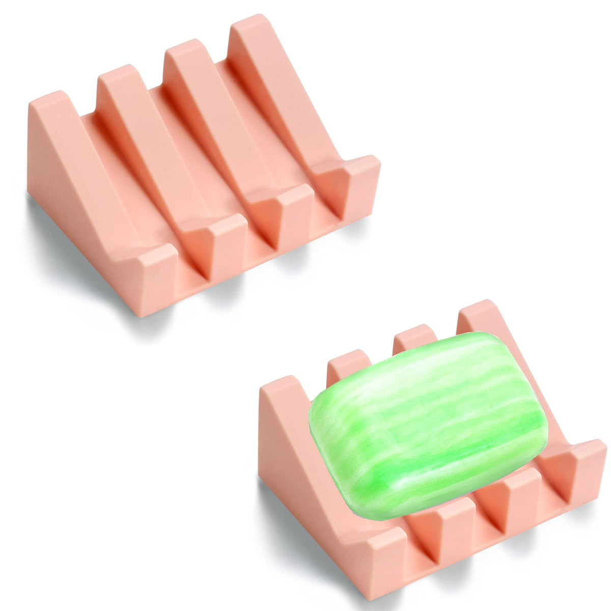 Soap Dish, Bar Soap Holder for Shower for Bathroom, Kitchen, Bathtub, Easy to Clean, Keep Soap Dry, Extend Soap Life