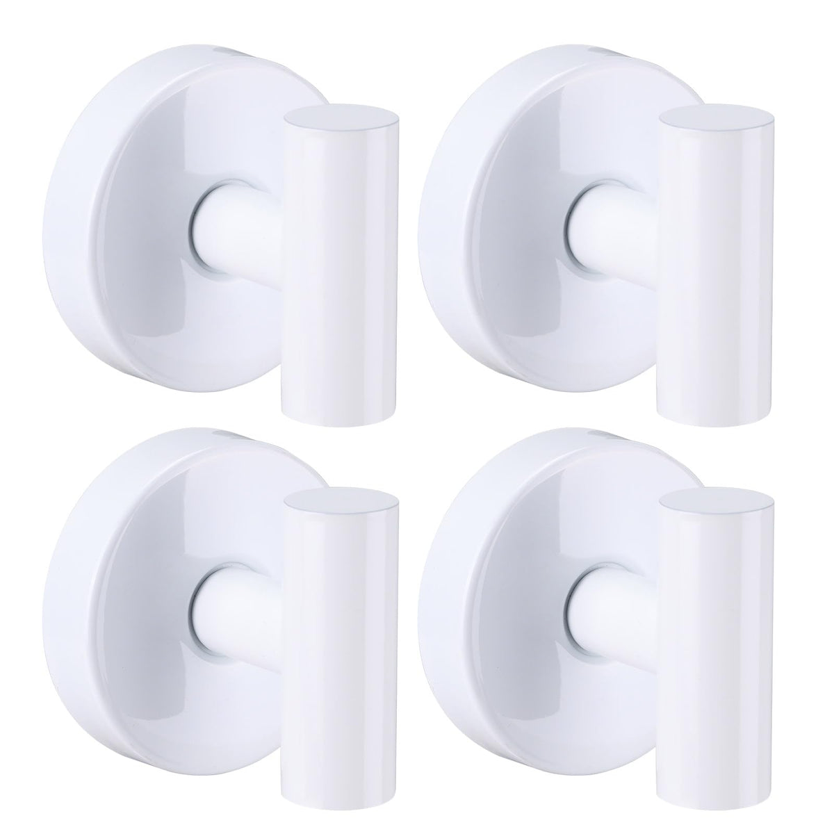 Suction Cup Hooks for Shower - Bathroom Reusable Towel Hooks