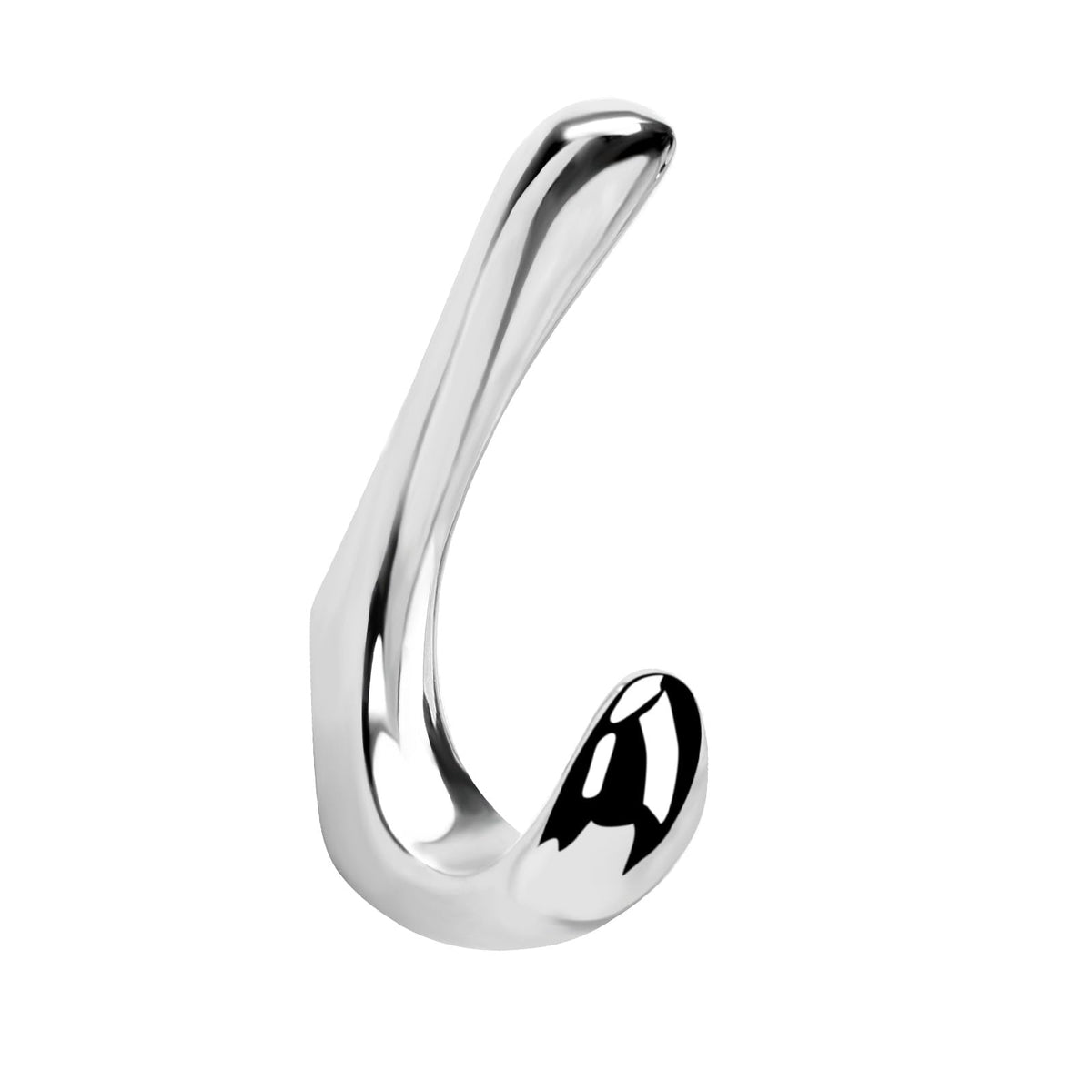 2 Pack Towel Hooks for Bathrooms Wall Mounted, Brushed Nickel Bathroom Hooks for Towels, Robe & Towel Hook for Wall, Modern Bath Towel Hook