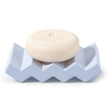 Bar Soap Holder Diatomite Soap Dish Sponge Caddy, Marble White