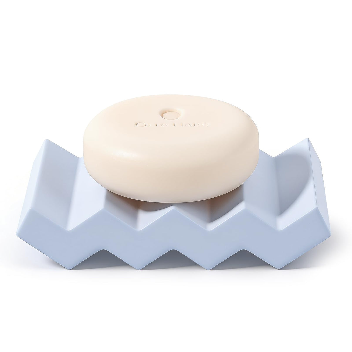 Bar Soap Holder Diatomite Soap Dish Sponge Caddy, Marble White