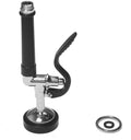 MSTJRY Commercial Sink Sprayer Pre Rinse Sprayer Valve with Handle Grip Assembly,1.42 GPM High Pressured Commercial Dish Sprayer for Replacement Kit of Commercial Faucet, Polished Chrome (Gray)