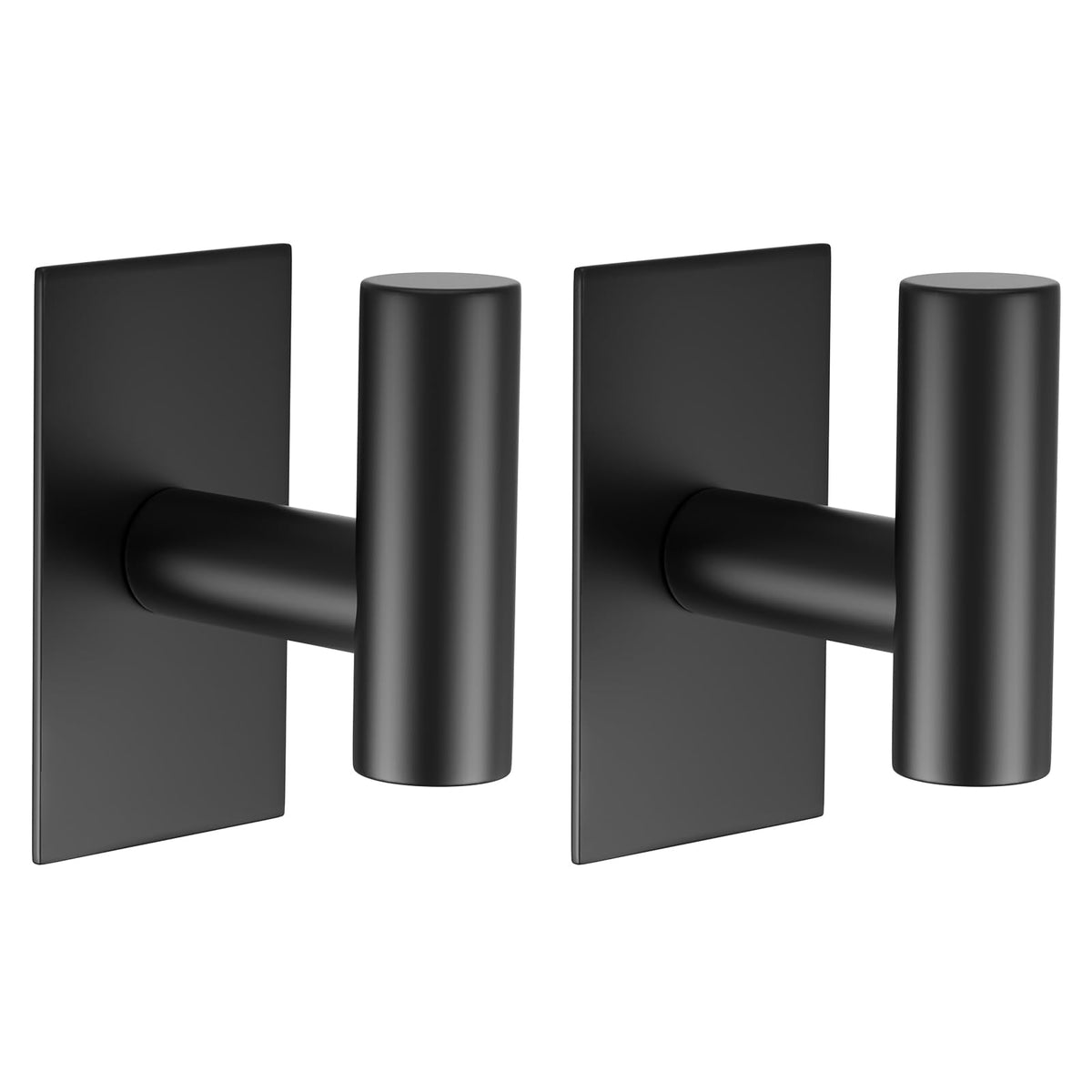VAEHOLD Wall Towel Hooks, Heavy Duty Sticky Holder Waterproof Towel Hooks for Hanging Coat, Clothes, Closet Hook Wall Mount for Kitchen (Gold, 2 Pack)
