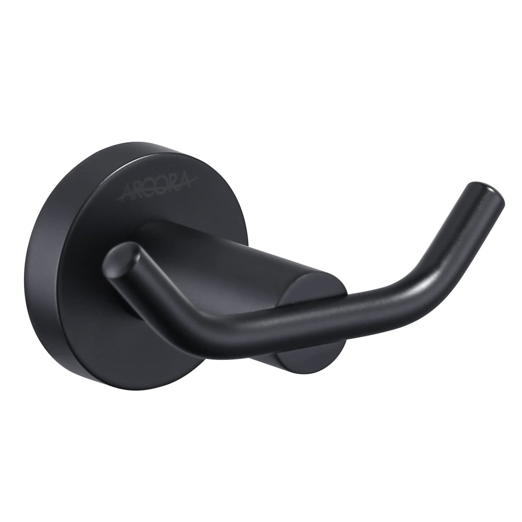 ARCORA Brushed Gold Towel Hooks, SUS 304 Stainless Steel Bathroom Robe Hook