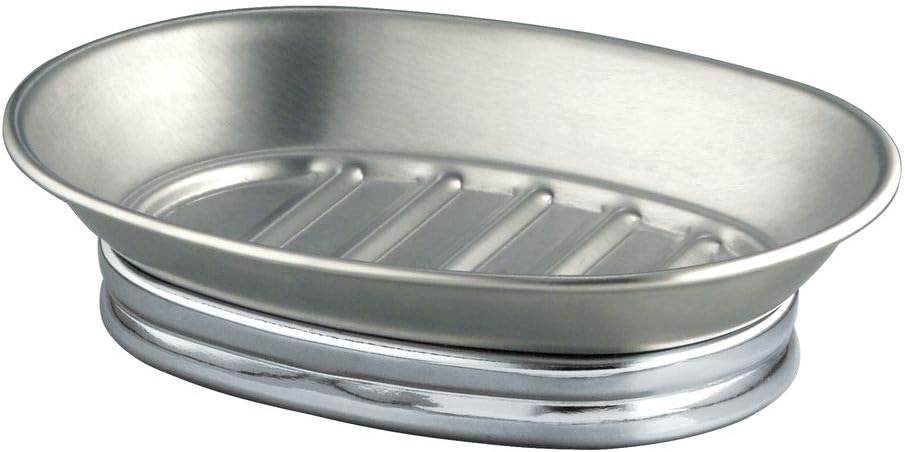 Design Soap Dish, Brushed Stainless Steel