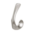 2 Pack Towel Hooks for Bathrooms Wall Mounted, Brushed Nickel Bathroom Hooks for Towels, Robe & Towel Hook for Wall, Modern Bath Towel Hook