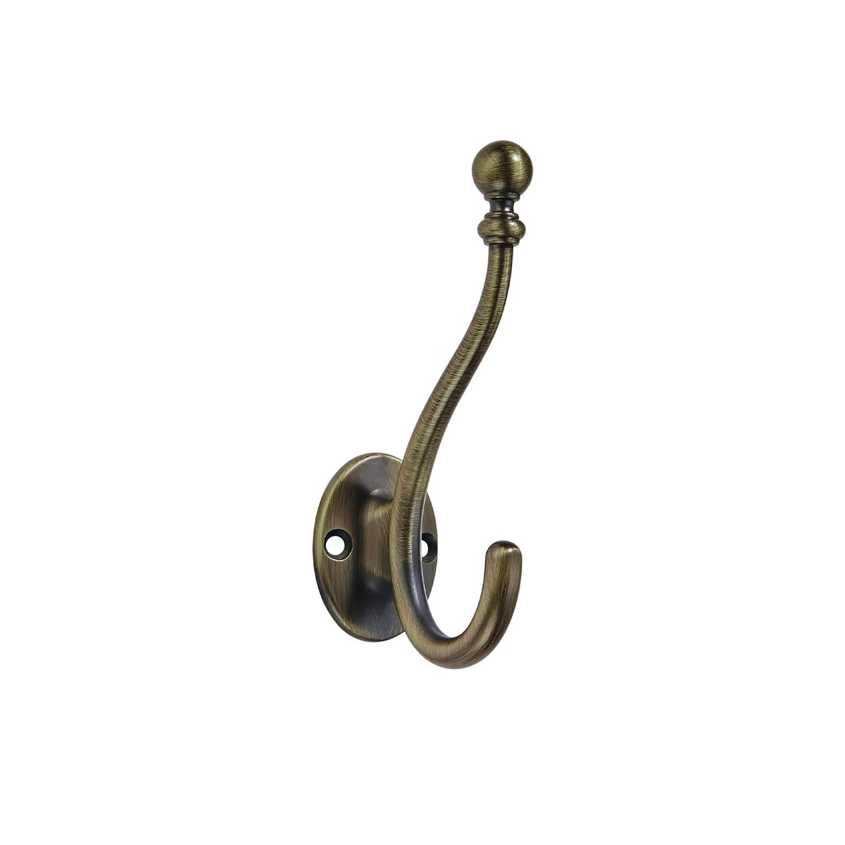 TUNNY Towel Hooks Bathroom - 5 Pack Champagne Bronze Coat Hook Robe Hooks Decorative Wall Hooks for Bathroom Bedroom Kitchen Towel Robe Clothes Cabinet Closet Bathroom Hardware