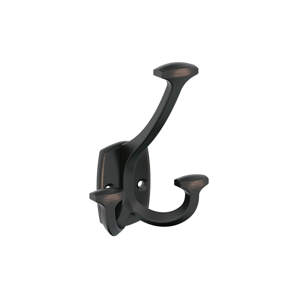 Amerock Vicinity Triple Prong Oil-Rubbed Bronze Wall-Mounted Hook