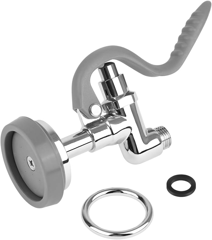 Pre Rinse Sprayer Valve Fits for T&S Brass Spray Valve Replace B-0107, High-Pressure Commercial Pre Rinse Spray Head Dish Sprayer Replacement Kit for Restaurant Industrial Faucets