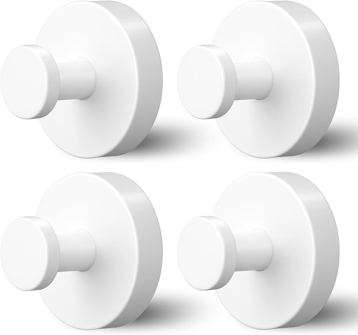 Shower Hooks for Inside Shower,Suction Cup Hooks for Glass Window,Removable Towel Hooks for Bathrooms,4 Packs(Silver)