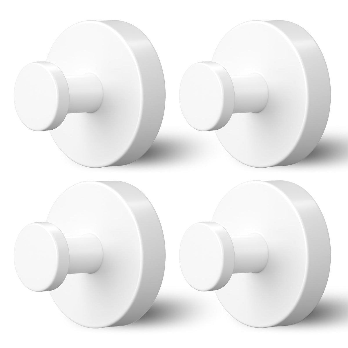 Shower Hooks for Inside Shower,Suction Cup Hooks for Glass Window,Removable Towel Hooks for Bathrooms,4 Packs(Silver)