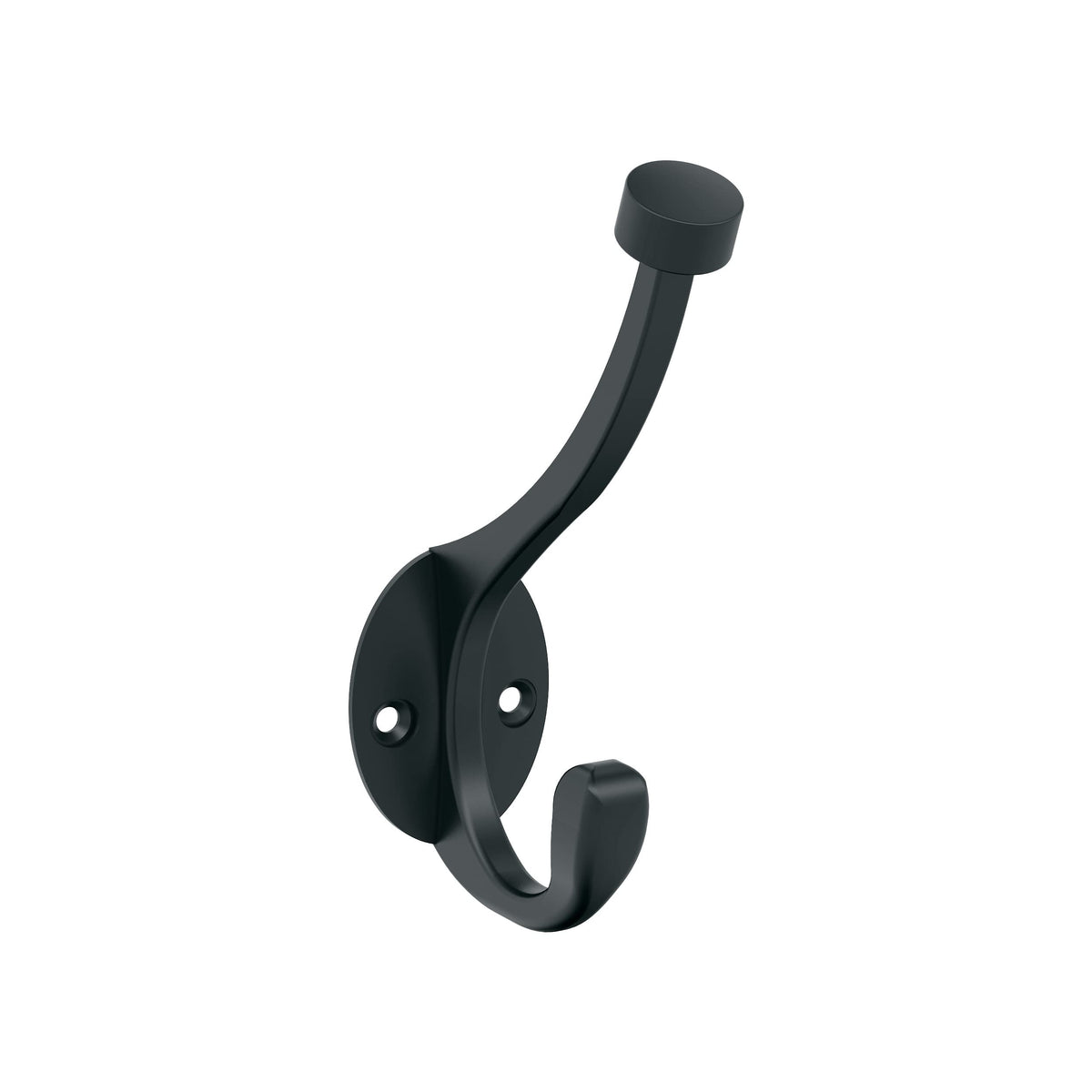 Amerock Adare Double Prong Polished Chrome Wall-Mounted Hook