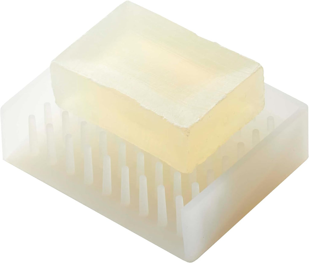 Yamazaki Home Self Draining Soap Tray - Floating Holder Dish for Sink, Silicone, No Assembly Req.
