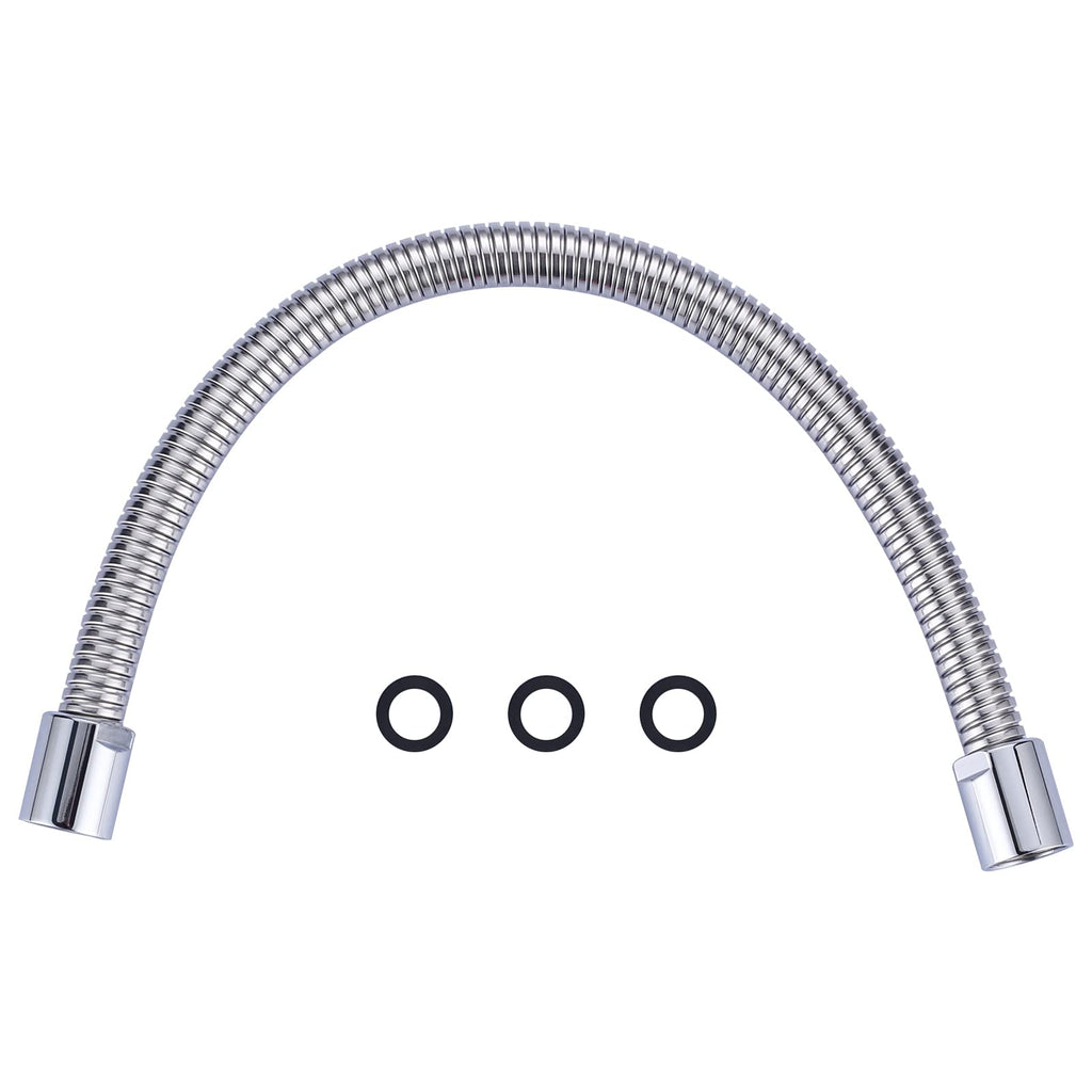 38" Commercial Sink Faucet Sprayer Hose, Pre-rinse Sprayer Hose for Commercial Kitchen Sink Faucet, 38 Inch Stainless Steel Flexible Hose Replacement Kit for Restaurant Industrial Dishwasher