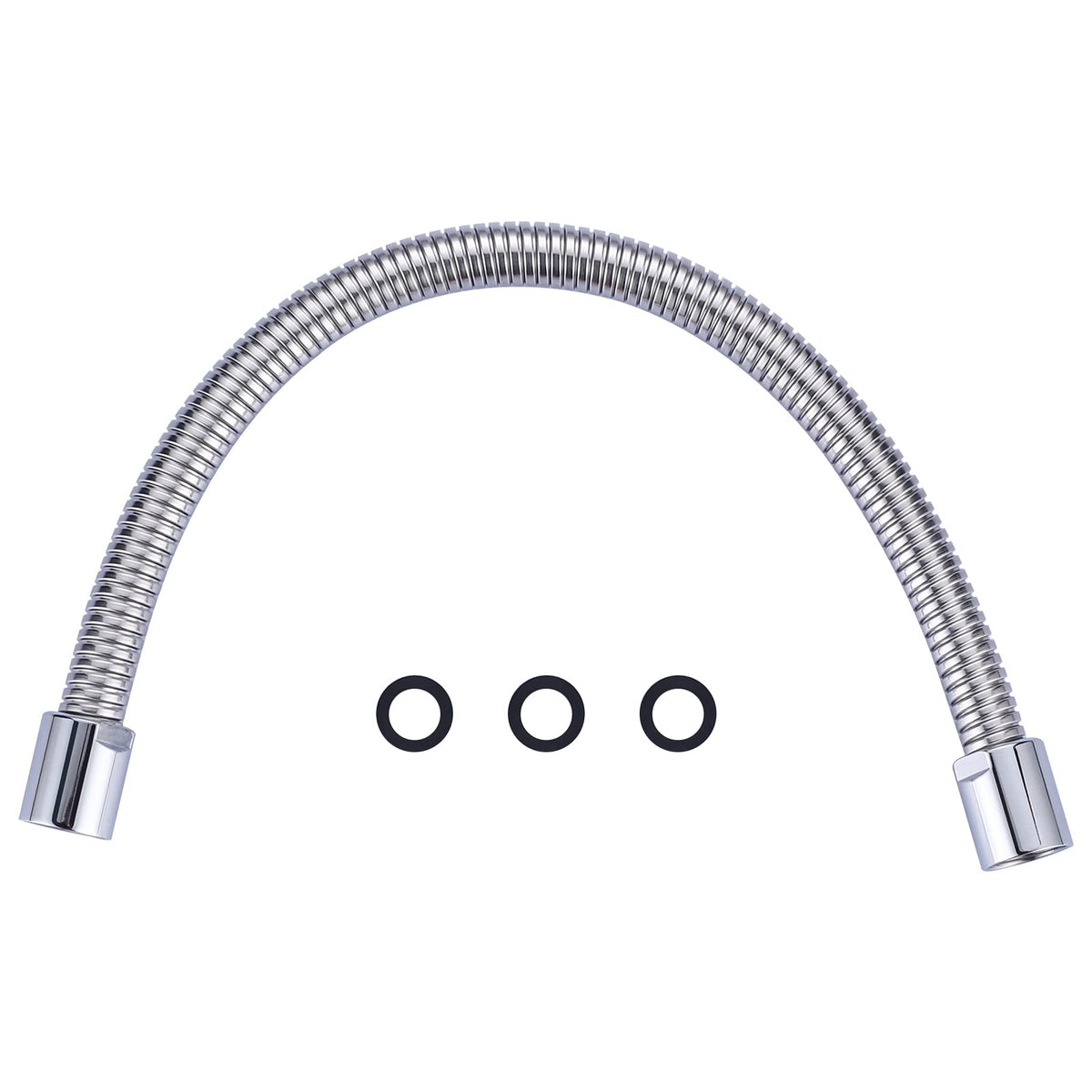 38" Commercial Sink Faucet Sprayer Hose, Pre-rinse Sprayer Hose for Commercial Kitchen Sink Faucet, 38 Inch Stainless Steel Flexible Hose Replacement Kit for Restaurant Industrial Dishwasher