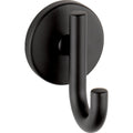 Delta Single Towel Hook for Bathroom or Kitchen| Matte Black | Trinsic Accessories