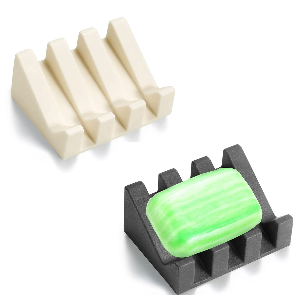 Soap Dish, Bar Soap Holder for Shower for Bathroom, Kitchen, Bathtub, Easy to Clean, Keep Soap Dry, Extend Soap Life