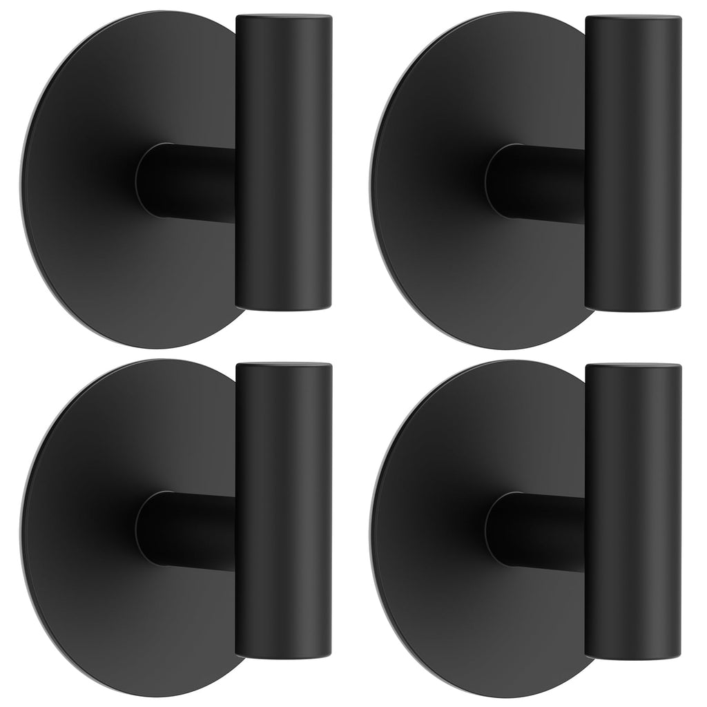 Bntuk Adhesive Wall Towel Hooks, No Drill Waterproof Bathroom Shower Hooks