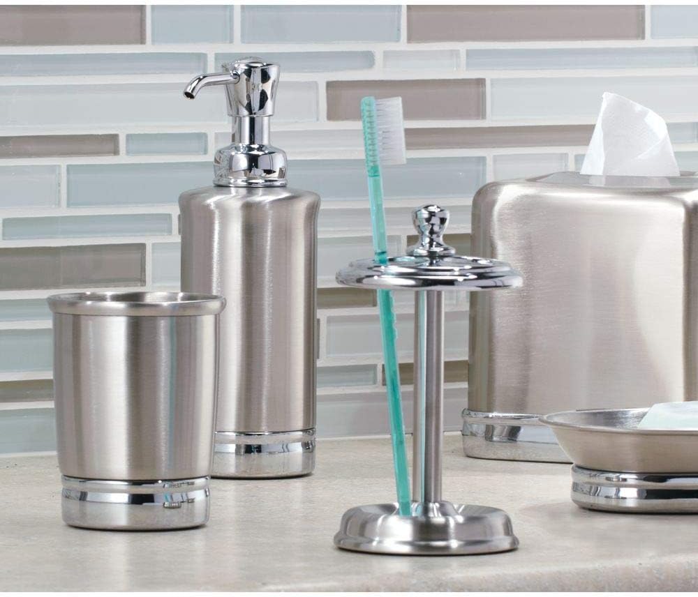 Design Soap Dish, Brushed Stainless Steel