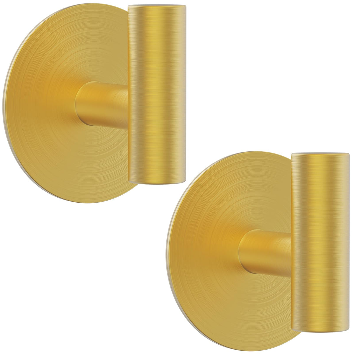 Bntuk Adhesive Wall Towel Hooks, No Drill Waterproof Bathroom Shower Hooks