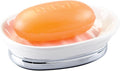 iDesign Soap Dish for Bar Soap, White