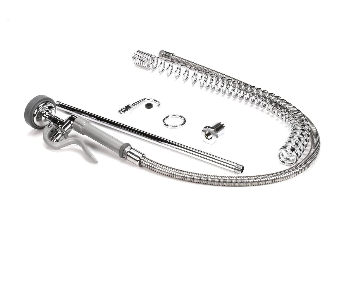T&S Brass B-0133-LB Pre-Rinse Spring Action with Riser, Hose and Spray Valve