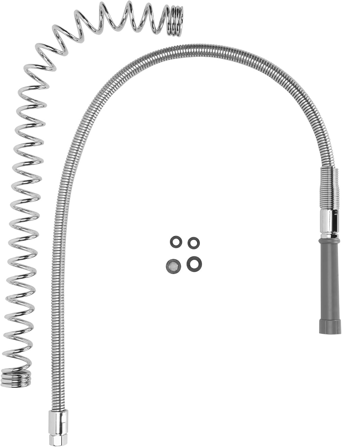 Commercial Sink Sprayer Hose 44In, with 304 Stainles Steel Pre Rinse Spring