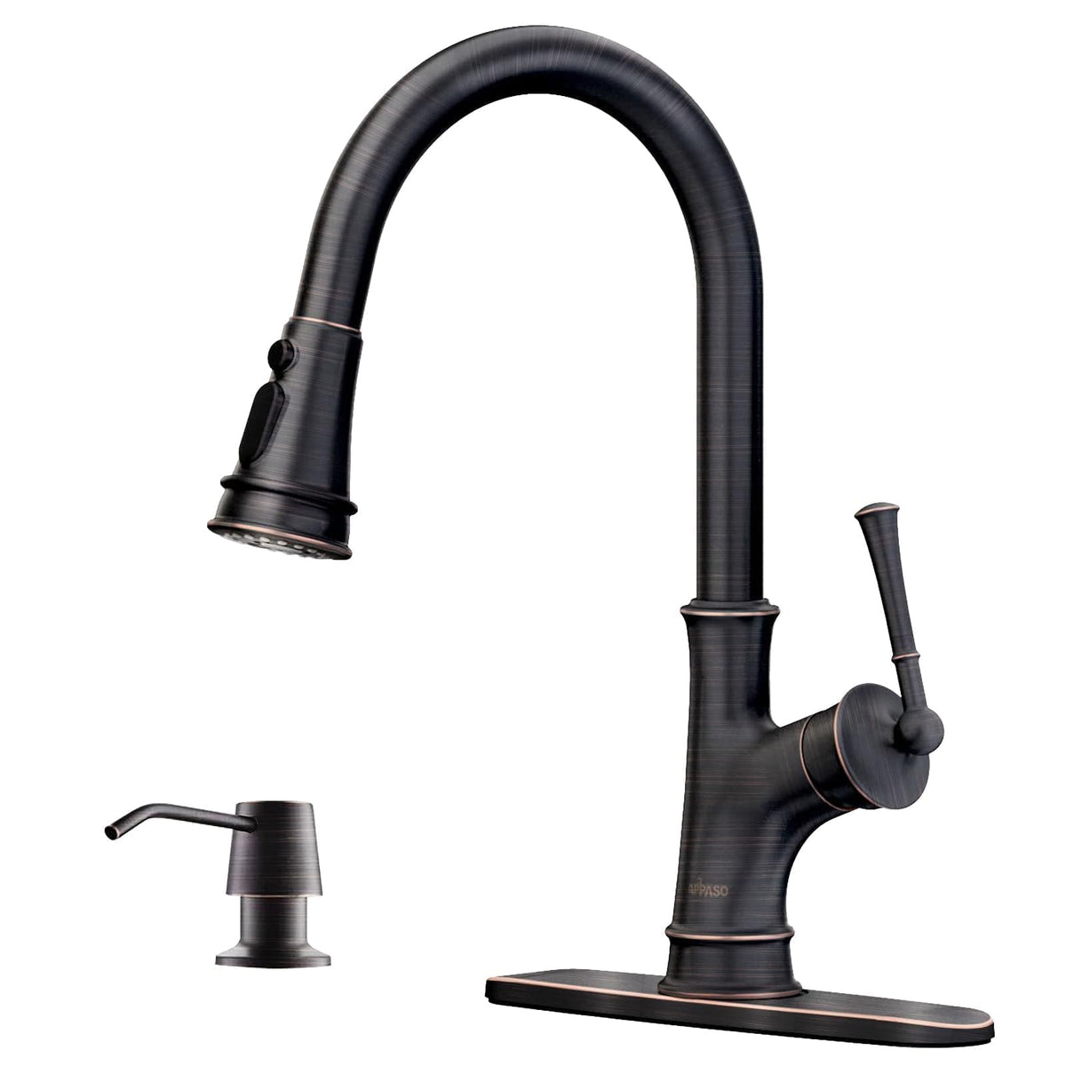 APPASO Touchless Kitchen Faucet with Pull-Down Sprayer and Soap Dispenser