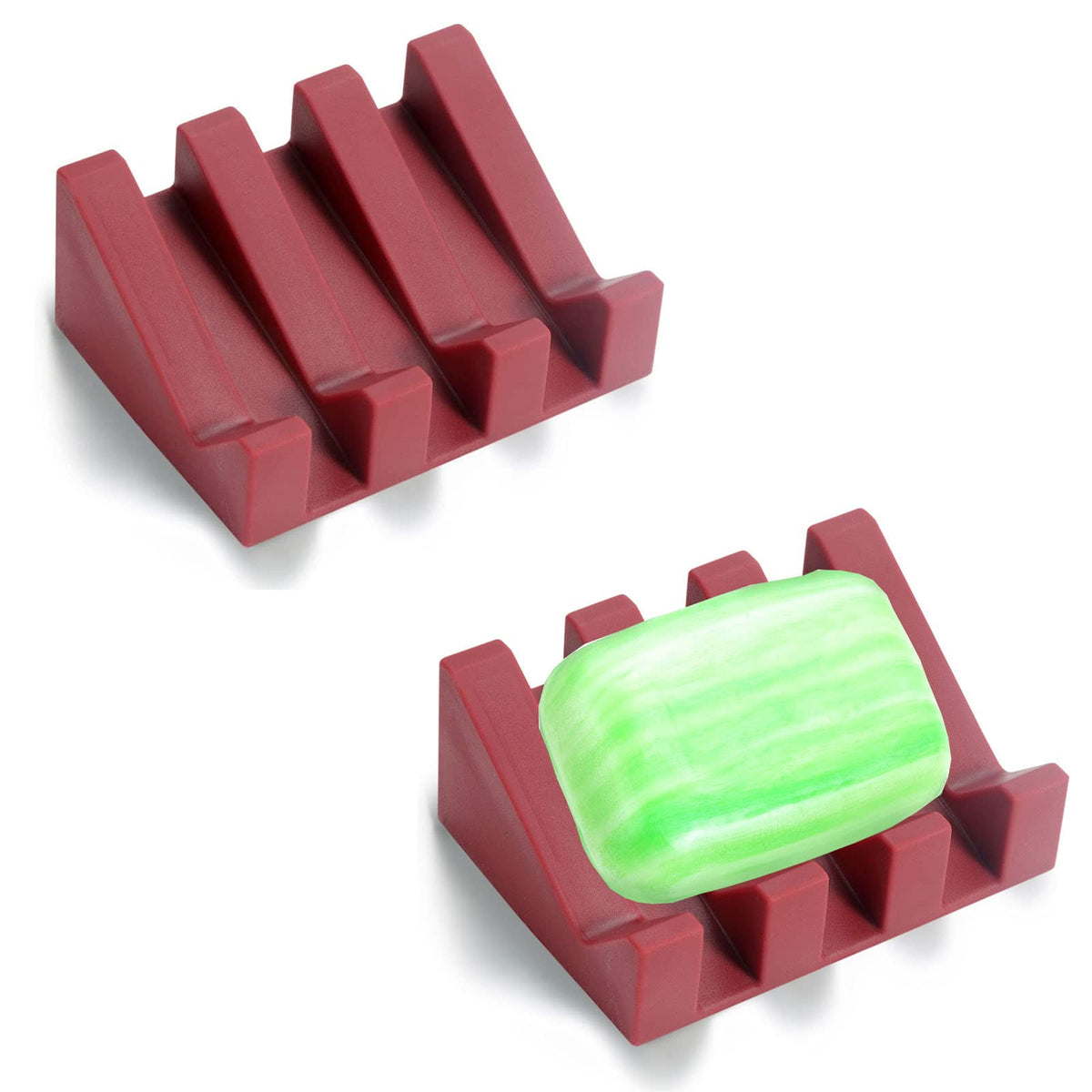 Soap Dish, Bar Soap Holder for Shower for Bathroom, Kitchen, Bathtub, Easy to Clean, Keep Soap Dry, Extend Soap Life