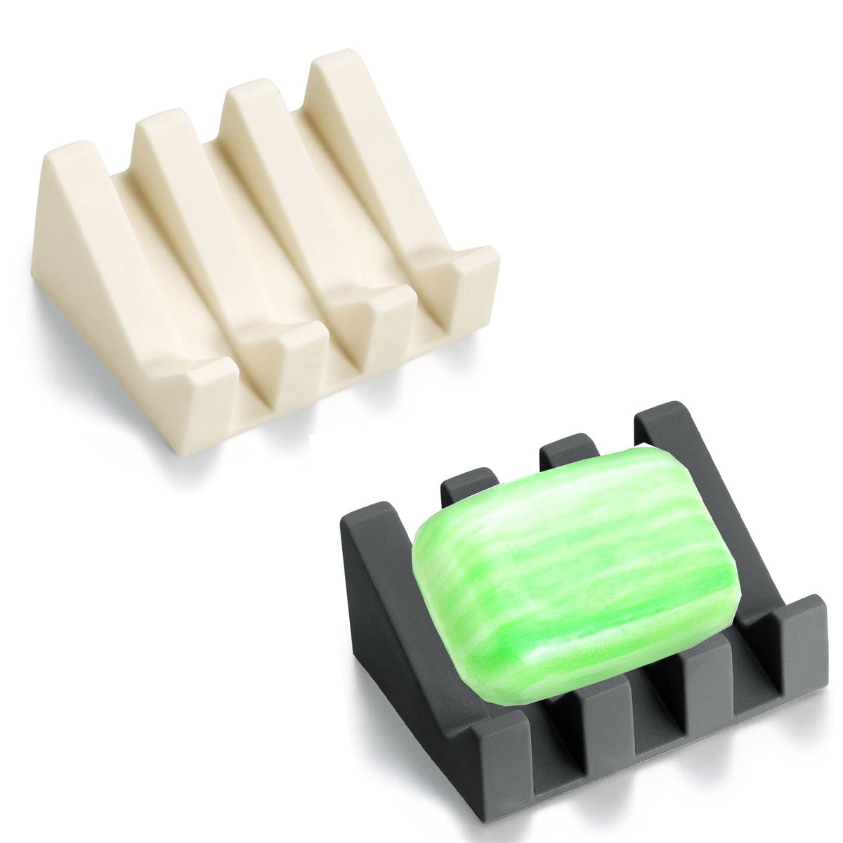 Soap Dish, Bar Soap Holder for Shower for Bathroom, Kitchen, Bathtub, Easy to Clean, Keep Soap Dry, Extend Soap Life