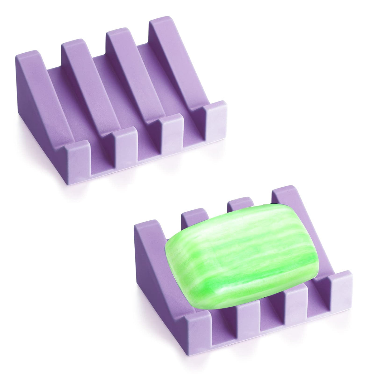 Soap Dish, Bar Soap Holder for Shower for Bathroom, Kitchen, Bathtub, Easy to Clean, Keep Soap Dry, Extend Soap Life