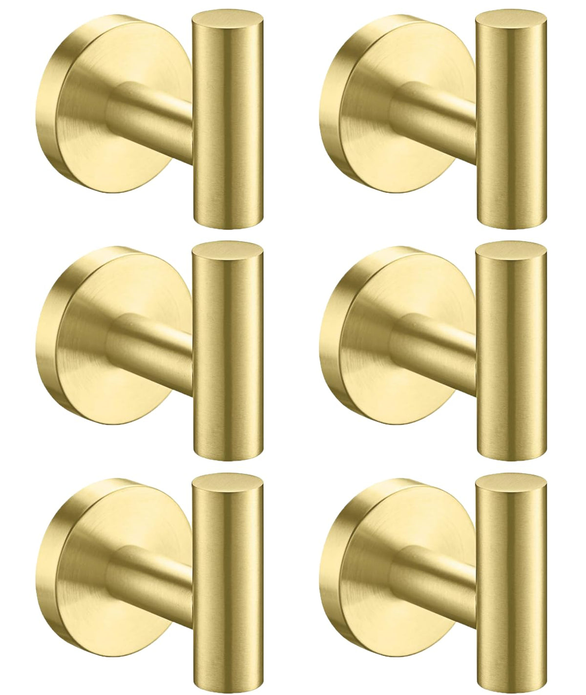 Nolimas Towel Coat Hook Matte Black SUS304 Stainless Steel Bathroom Clothes Cabinet Closet Sponges Robe Hook Wall Mounted Round Kitchen Heavy Duty Door Hanger 2 Packs