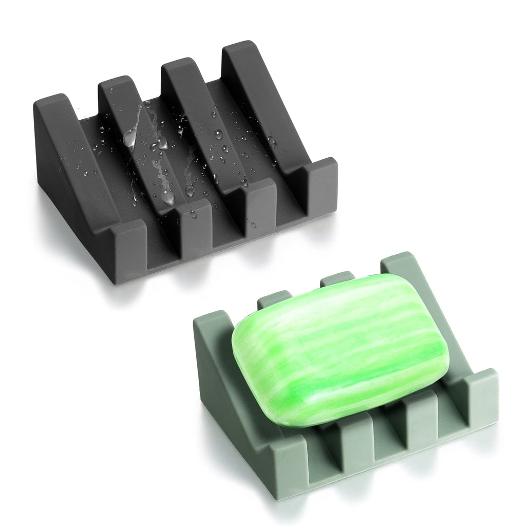 Soap Dish, Bar Soap Holder for Shower for Bathroom, Kitchen, Bathtub, Easy to Clean, Keep Soap Dry, Extend Soap Life