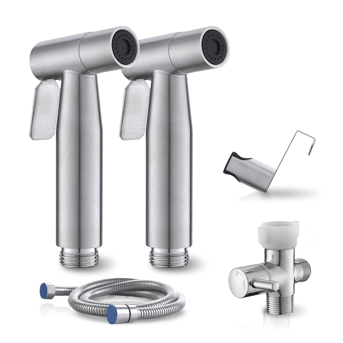 BRITULIF 2-Pack Handheld Bidet Sprayer for Toilet, Adjustable Pressure
