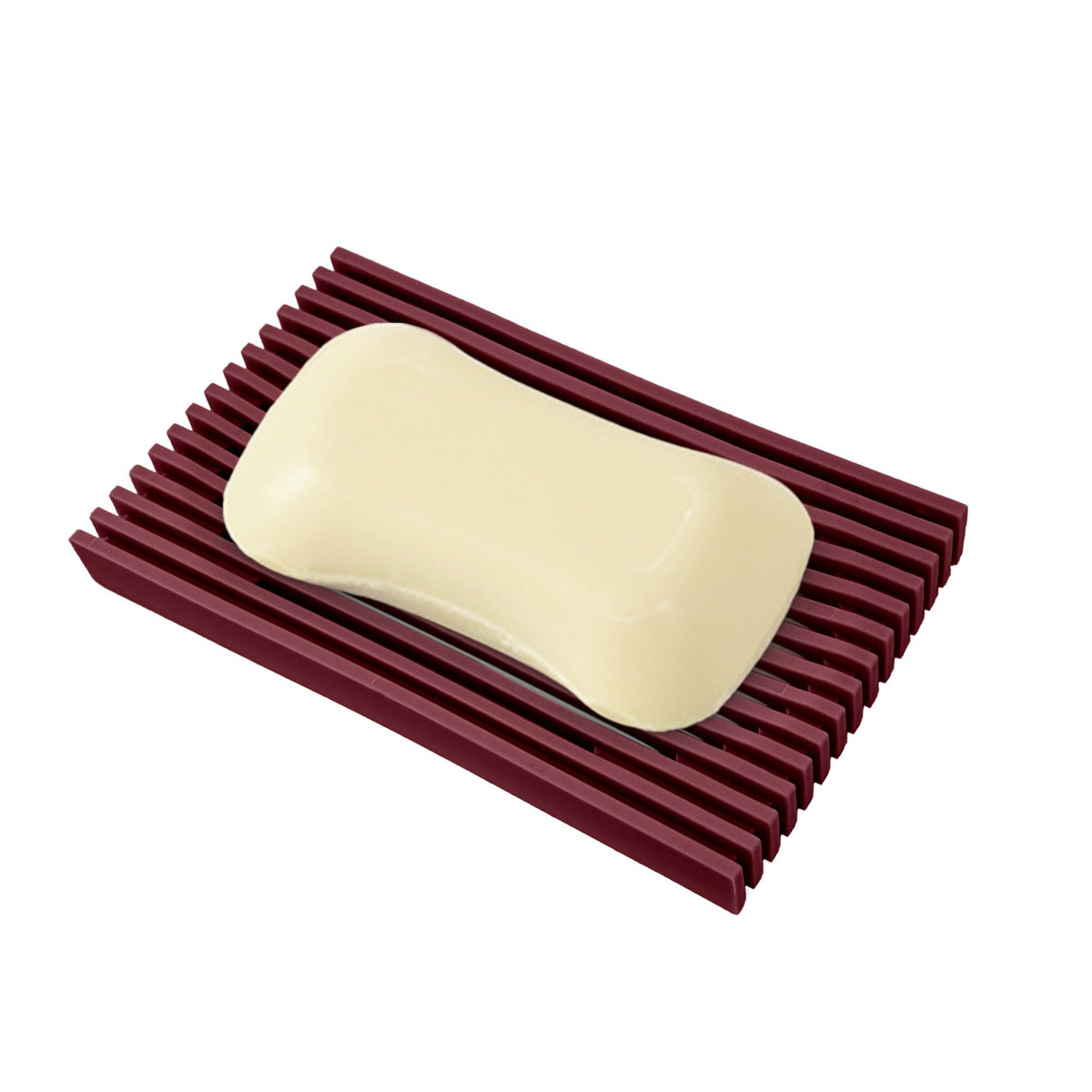 Aoheuo Modern Bamboo Fiber soap Holder and soap Dish Combination (Removable), White, 5.12 Long by 3 Wide, 0.98 inches high, Used in Kitchens, bathrooms, and bar Sinks