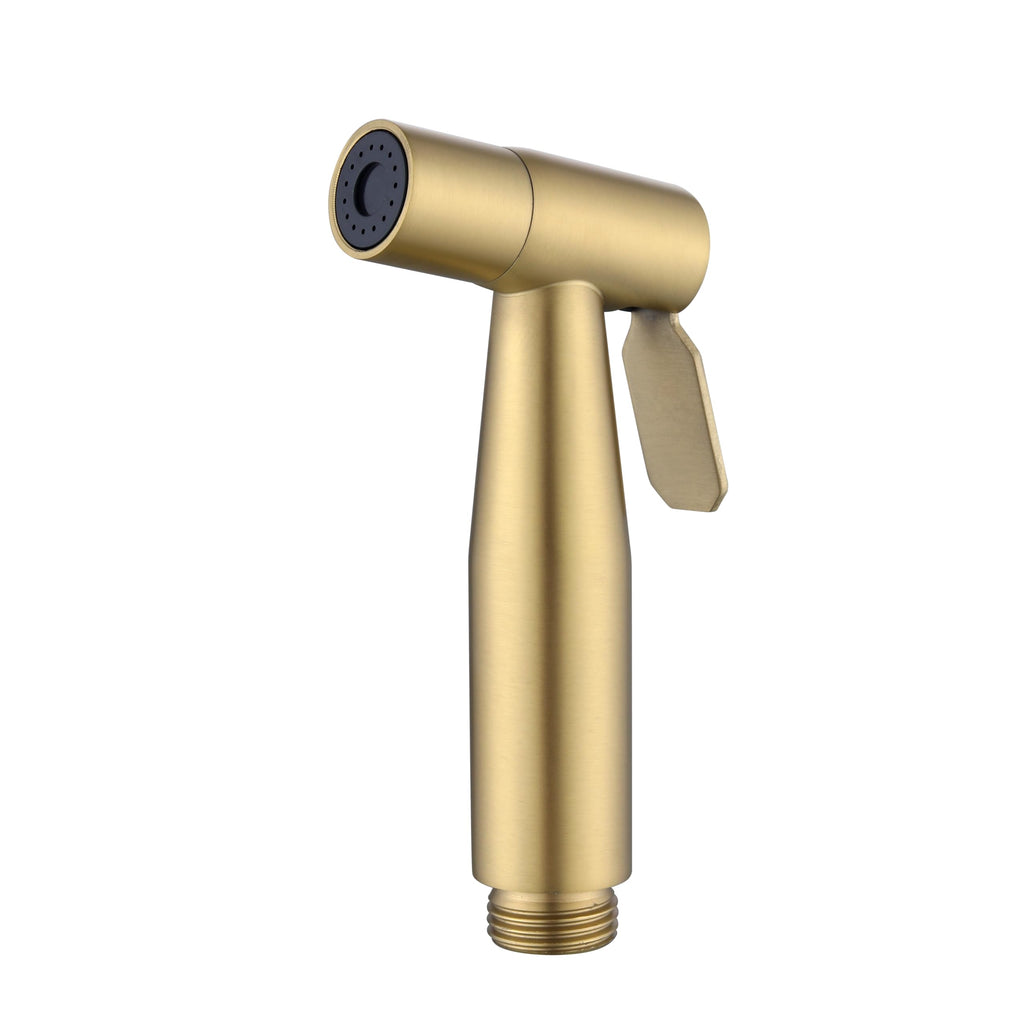 Brushed Gold Handheld Bidet Sprayer Set for Toilet