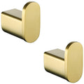 RANDOM Champagne Bronze Towel Hooks for Bathrooms Wall Mount Coat Hooks SUS304 Stainless Steel Hand Towel Robe Hook.96026-8CB