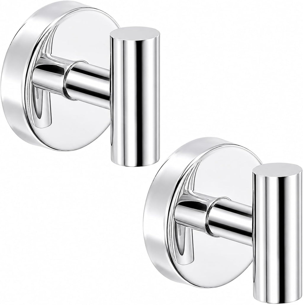 Suction Cup Hooks for Shower - Bathroom Reusable Towel Hooks
