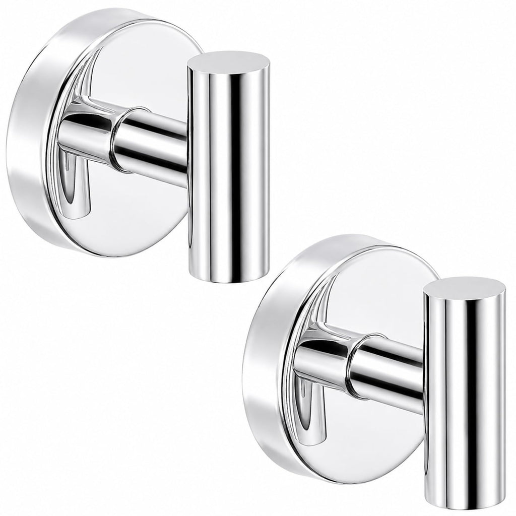 Suction Cup Hooks for Shower - Bathroom Reusable Towel Hooks