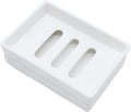 Ceramic Soap Dish Bar Soap Holder Double Layer Soap Tray Draining