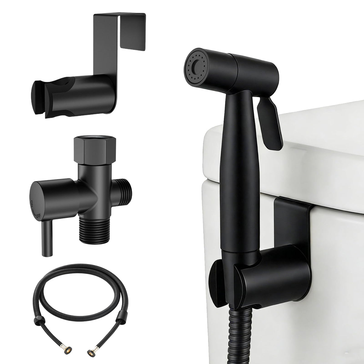 Brushed Gold Handheld Bidet Sprayer Set for Toilet