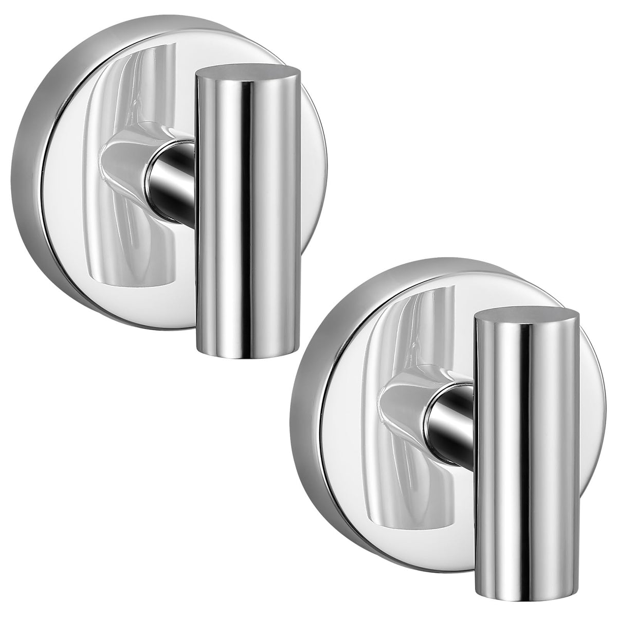 15 lb Suction Cup Hooks for Shower, No-Drill Towel & Robe Hooks