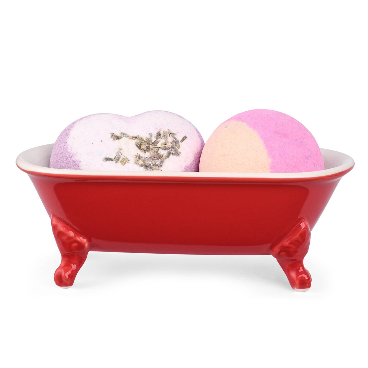 6.5" Mini Clawfoot Bathtub Soap Dish,Bar Soap Holder,Yellow