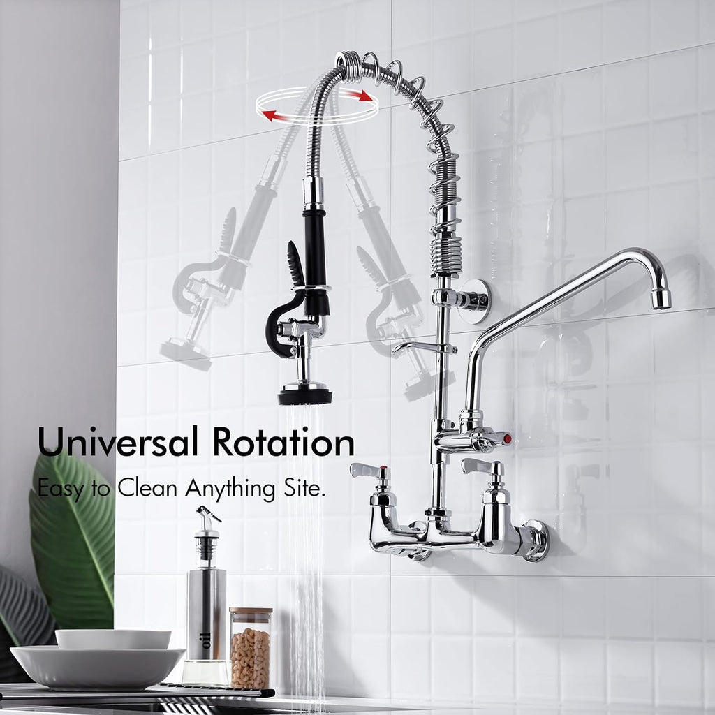 NSF/ANSI 61 Certified BAGNOLUX Commercial Sink Faucet, Rv Kitchen Faucet